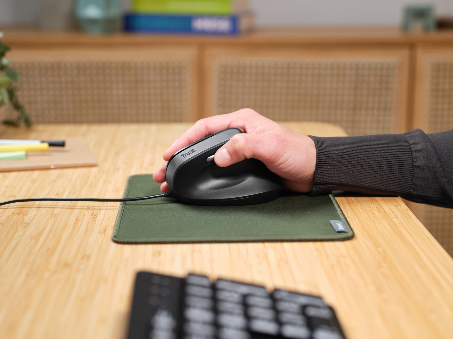 TRUST BAYO II ERGONOMIC MOUSE BLK