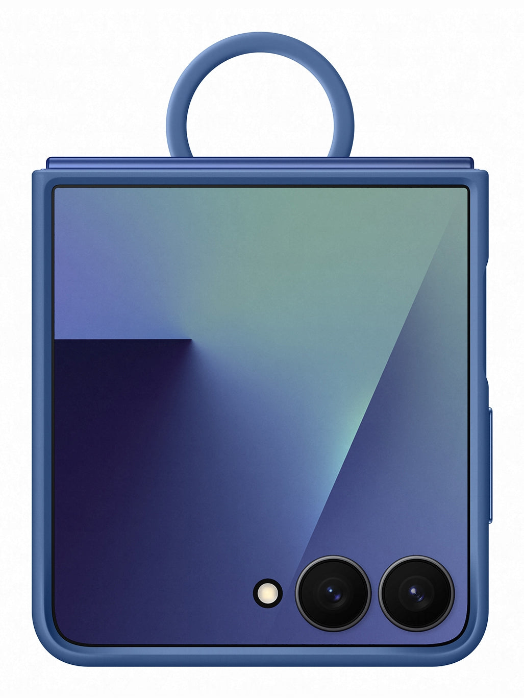 Samsung Silicone Ring Case Flip7 Blauw