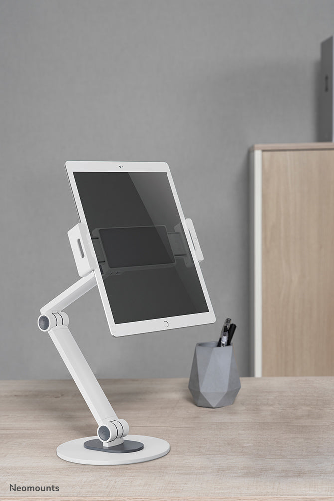NEOMOUNTS BY NEWSTAR Universal tablet stand for 4.7-12.9inch tablets white