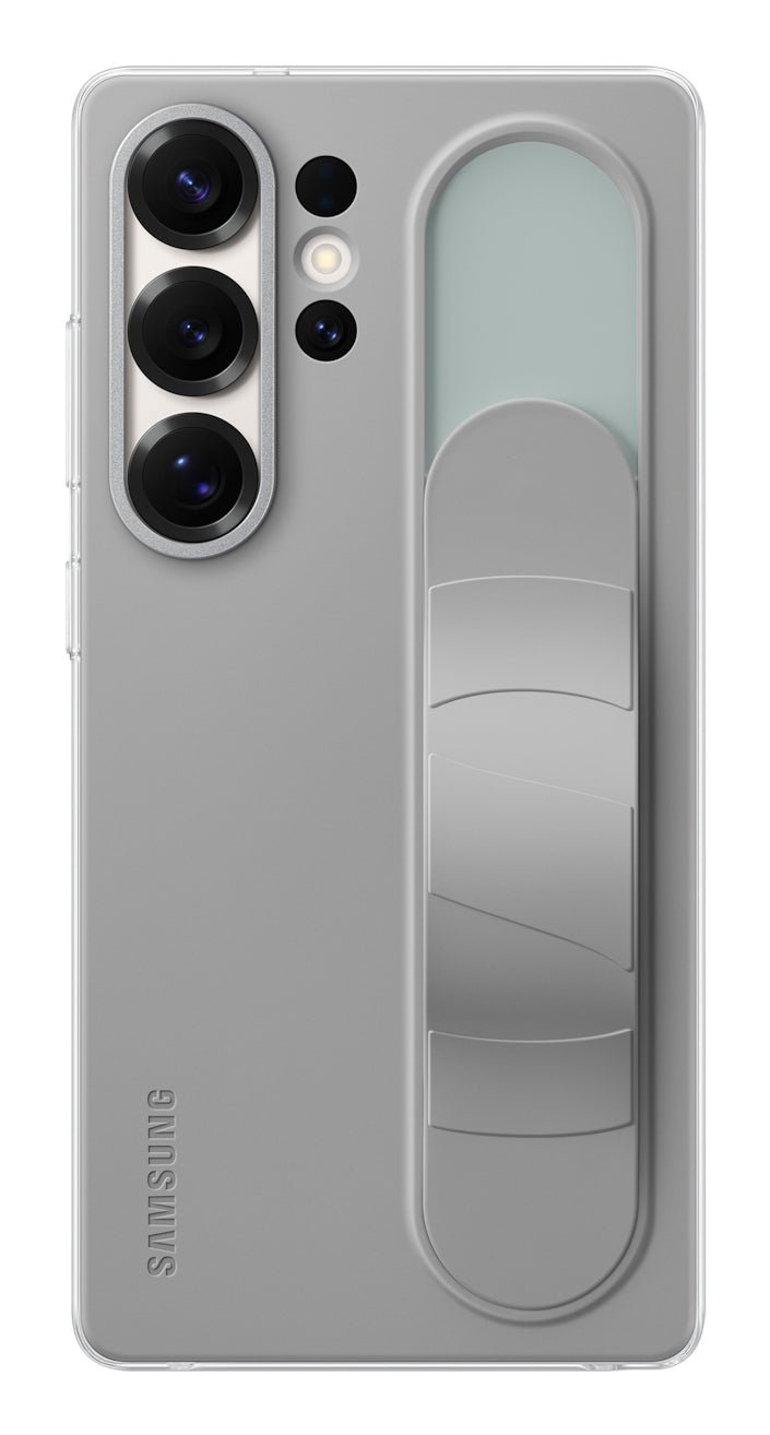 Samsung Standing Grip Case Grijs Samsung Galaxy S25 Ultra