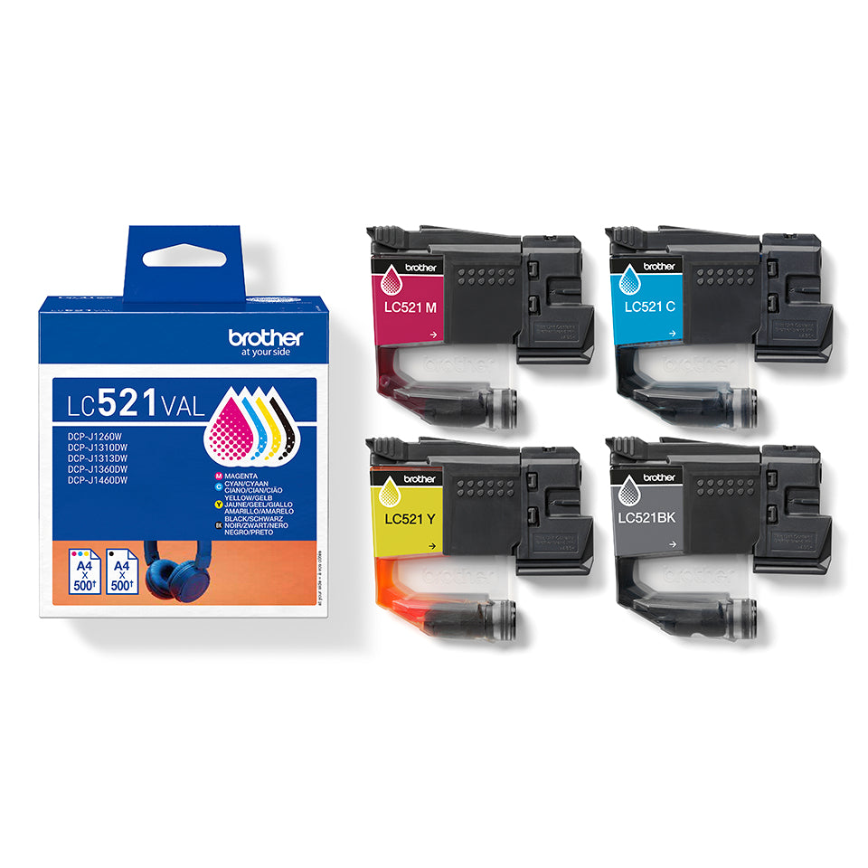 BROTHER Value pack CMYK up to 4x500 pages