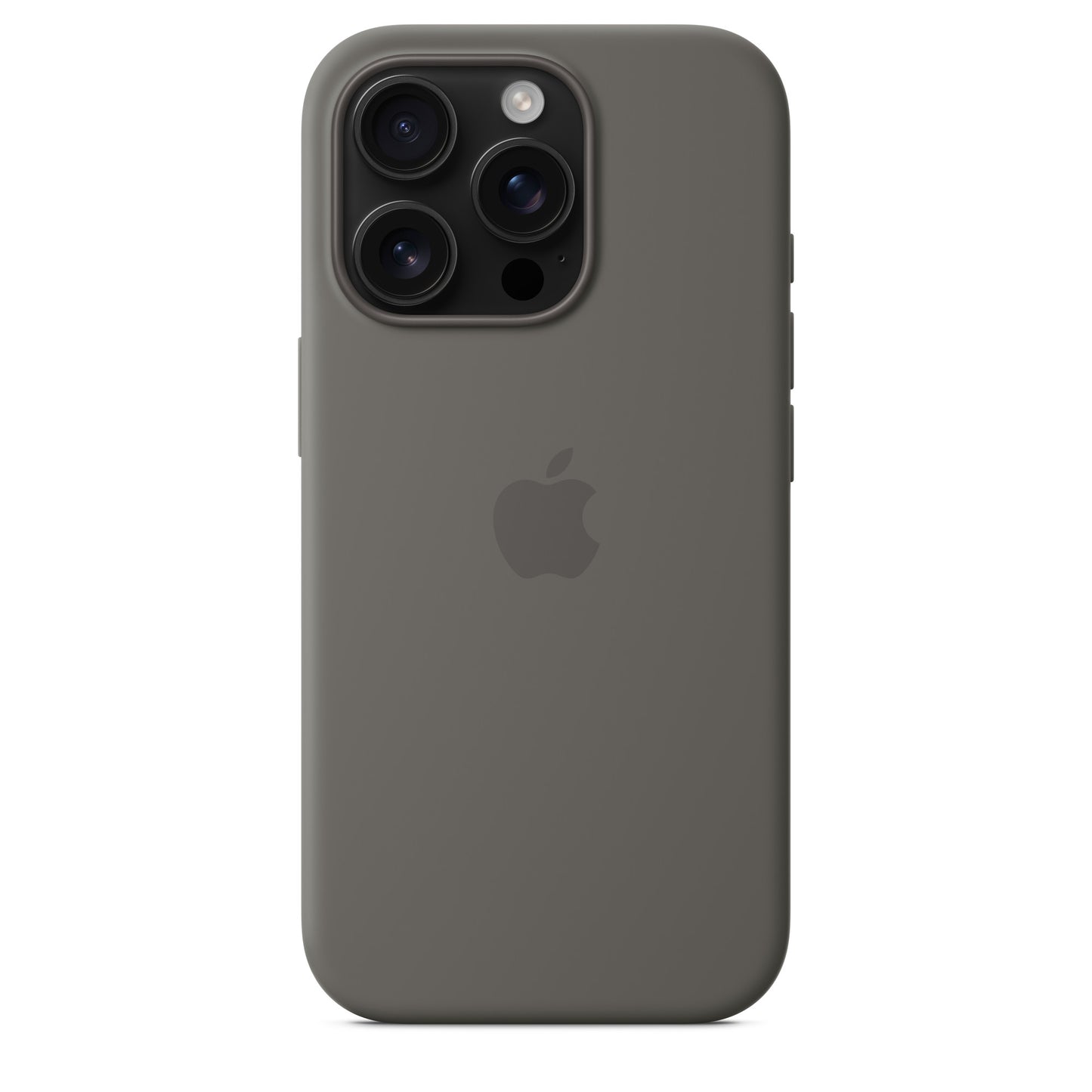 iPhone 16 Pro Silicone Case with MagSafe - Stone Gray