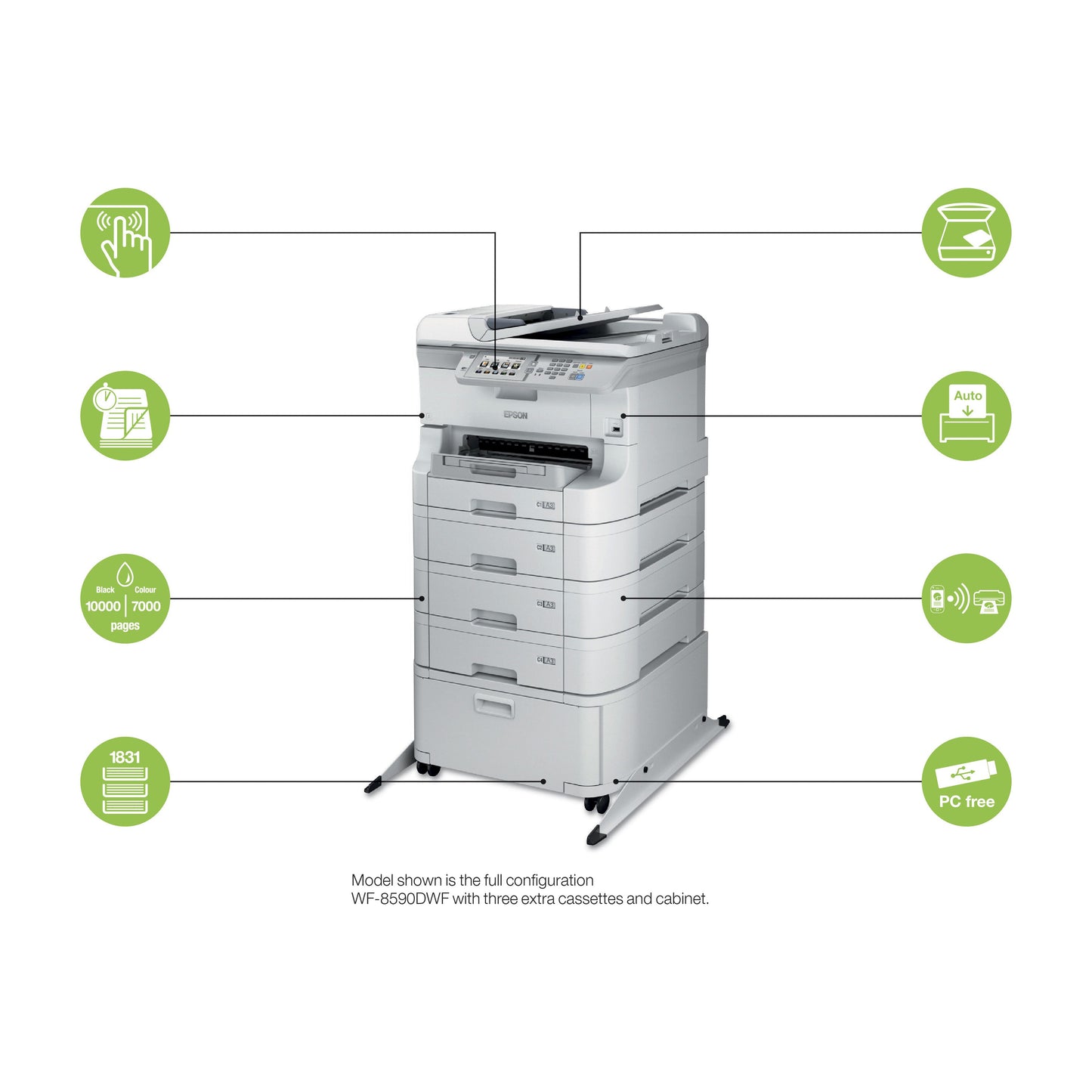 EPSON WorkForce Pro WF-R8590 Yellow XL Ink Supply Unit
