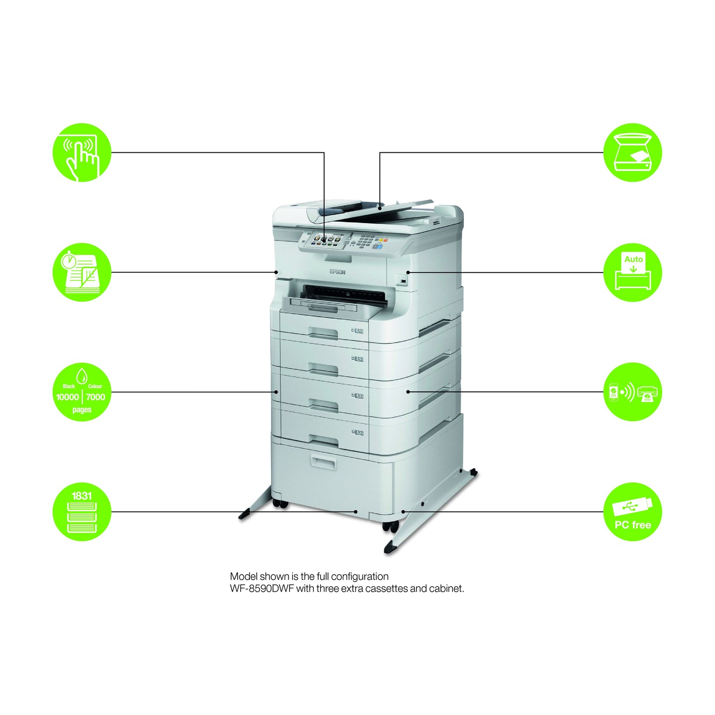 EPSON WorkForce Pro WF-R8590 Yellow XXL Ink Supply Unit