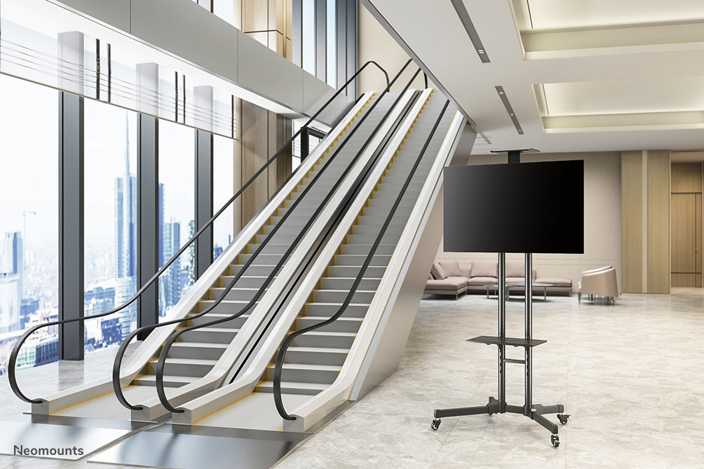 Mobile Flat Screen Floor Stand (height: 155-170 cm)