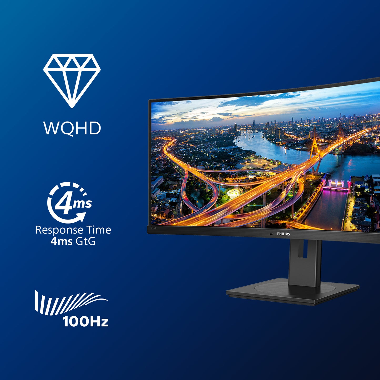 346B1C 34in VA 3440x1440 USB-C DP-2xHDMI 346B1C/00
