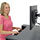 WORKFIT T STAND TABLETOP BLACK 33-397-085