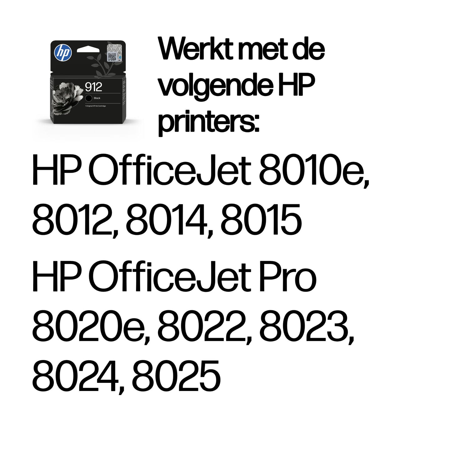 HP 912 Black Original Ink Cartridge