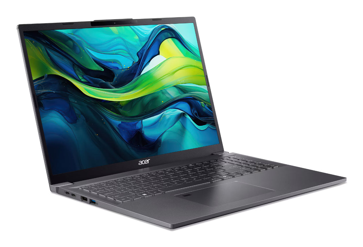 Aspire 16 A16-71M-71JW - Steel Grey - 16 2K OLED Adobe RGB 120Hz - Intel Core Ultra 7 155U - 32GB LPDDR5X - 1TB PCIe NVMe SSD - Intel Graph