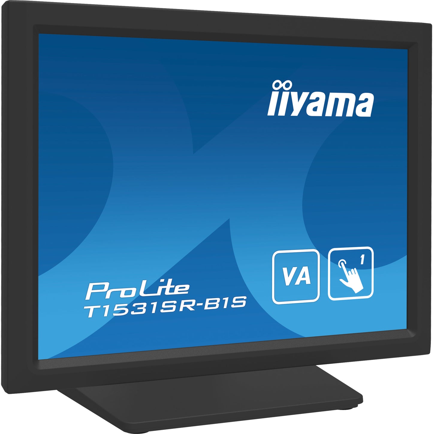 IIYAMA 15  Resistive Touch, VA-panel, 1024x768, Speakers, VGA, DisplayPort, HDMI, 300cd/m² (with touch), USB Interface, Built-In Power Adapt