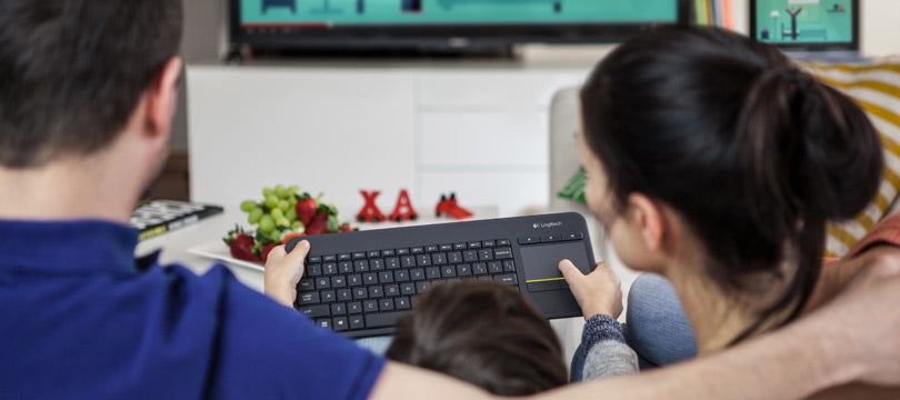 Logitech wireless touch keyboard K400 Plus QWERTZ