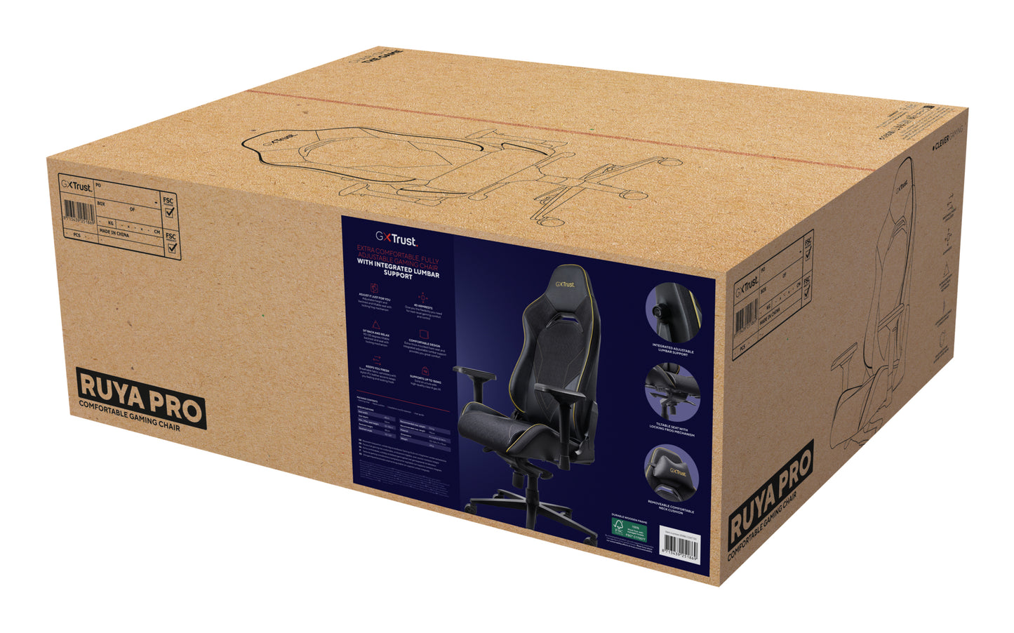 TRUST GXT721 RUYA PRO GAMING CHAIR
