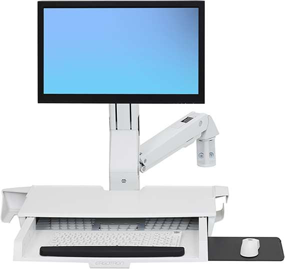 STYLEVIEW SIT-STAND COMBO WITH WORKSURFA 45-260-216