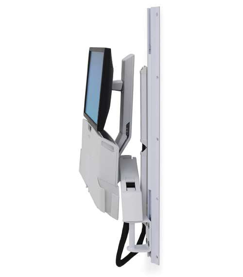 SITSTAND COMBO ARM WITH WORKSURFACE WHIT 45-270-216