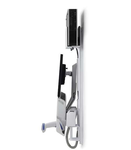 SITSTAND COMBO SYSTEM WORKSURFACE WHITE 45-272-216