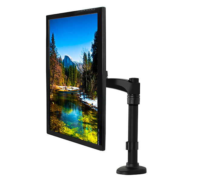 Flat Screen Desk Mount with Single Arm