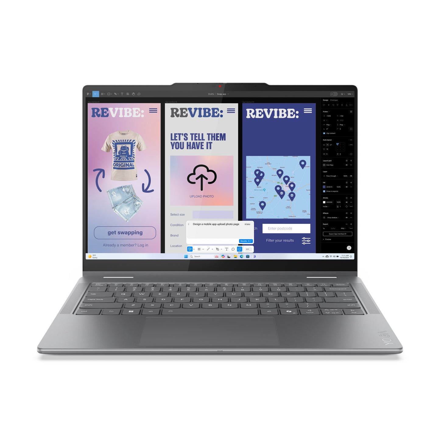 Lenovo Yoga 7 2-in-1 14ILL10, 14 WUXGA OLED, Intel Core Ultra 5 226V, 40 Npu Tops, 16GB, 512GB PCIe NVMe SSD, Intel Arc Graphics, W11H, Gre