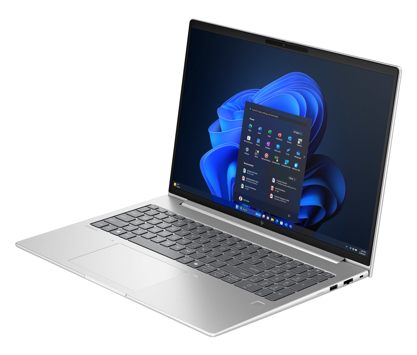HP EliteBook 6 G1a 16 inch PC, Ryzen 7 250, 16 WUXGA, 300 Nits, IR Camera, 16GB, 512GB PCIe NVMe Value SSD, W11 Pro, Backlit, WLAN + BT, FP
