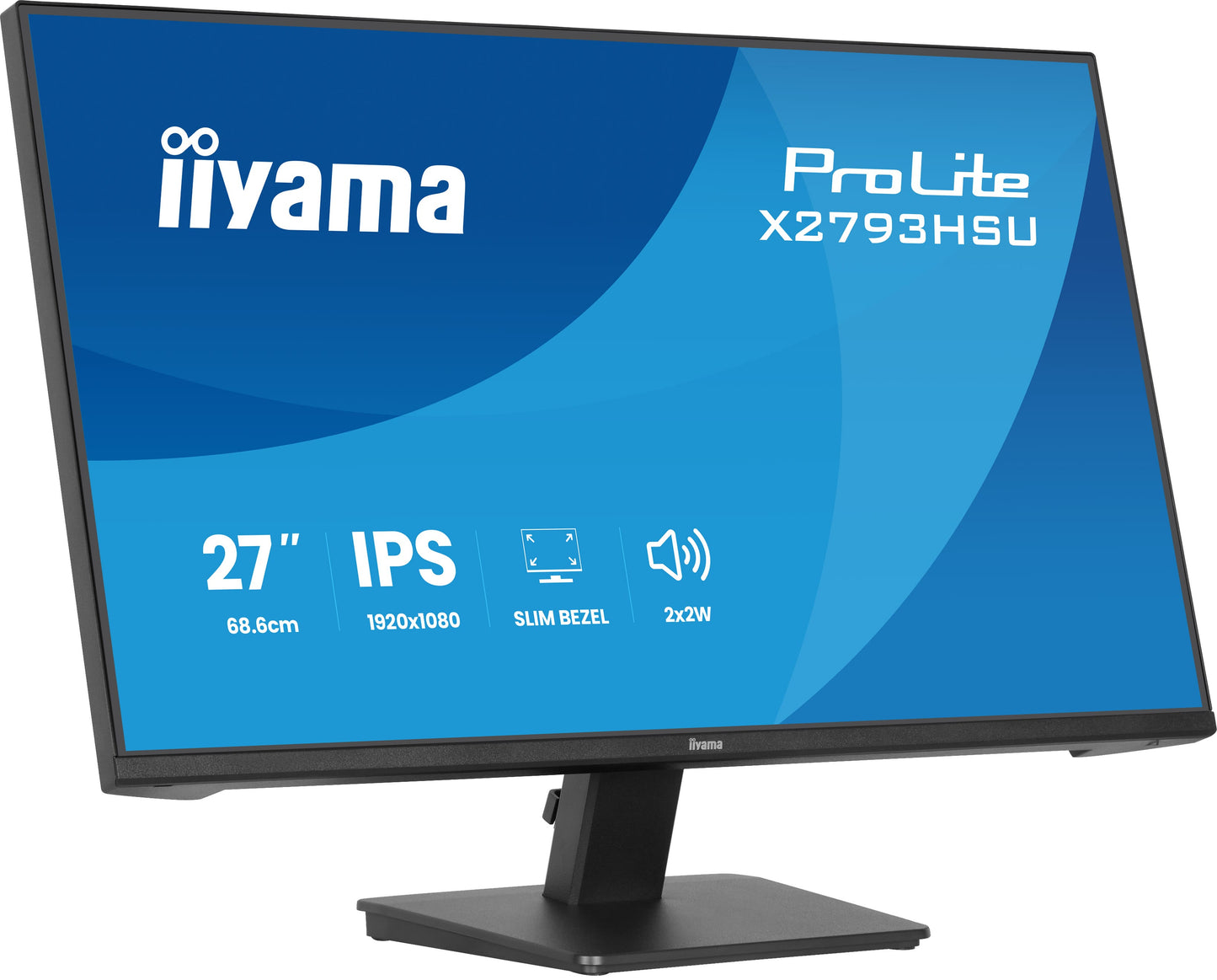 IIYAMA X2793HSU-B1 27inch IPS FHD 120Hz 350cd/m2 1ms 1500:1 HDMI DP 2xUSB 2.0 Speakers