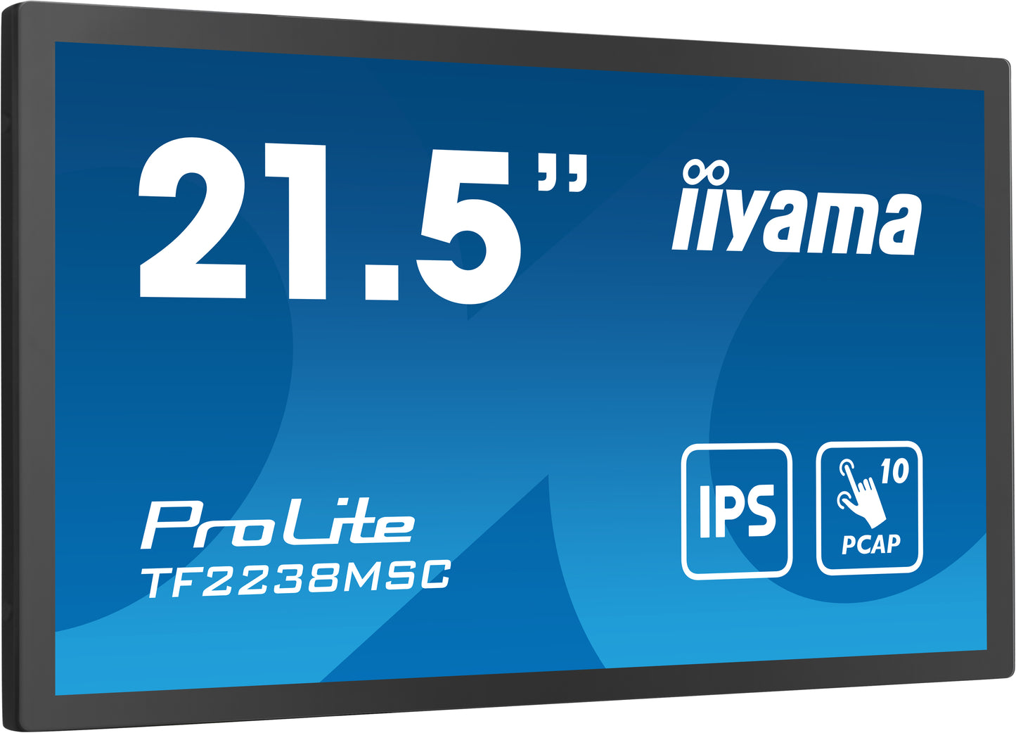 IIYAMA 22 W LCD Bonded Projective Capacitive 10-Points Touch Full HD Bezel Free IPS / Open Frame