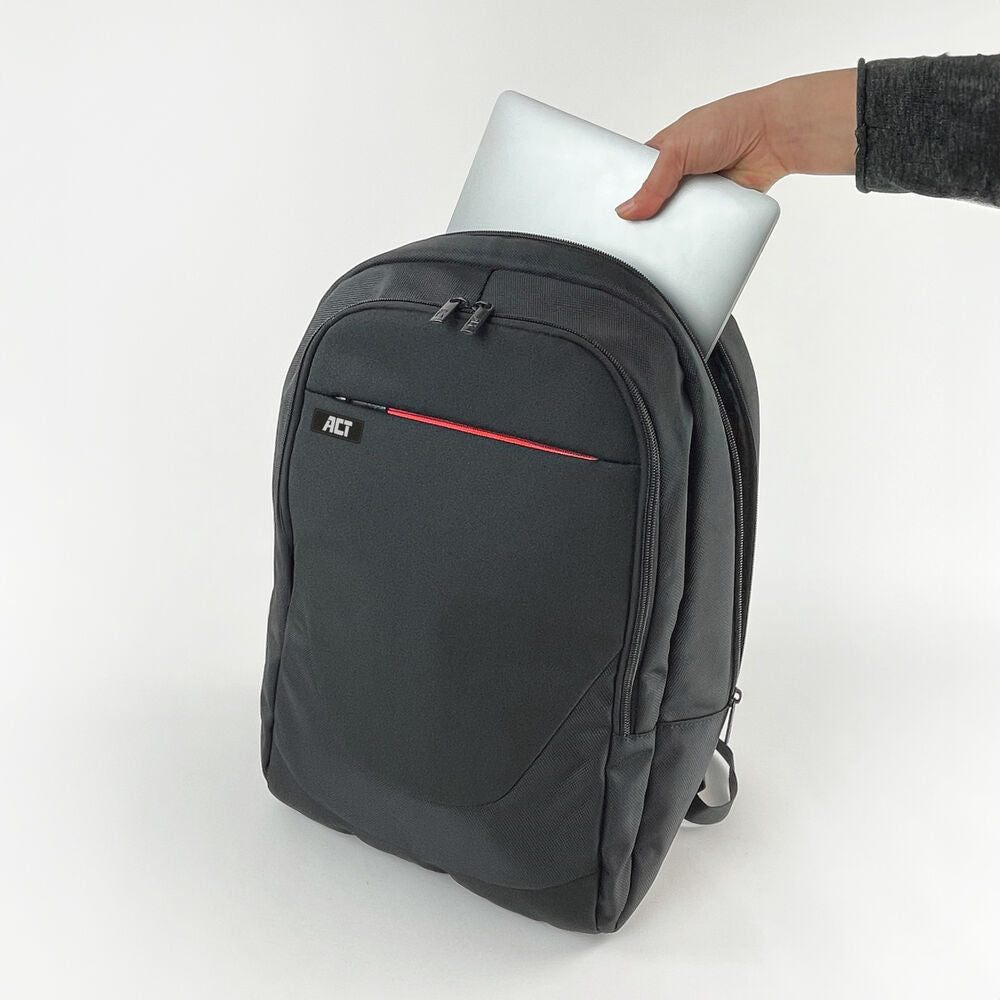 ACT Suburb rugzak voor laptops tot 15,6 inch , gemaakt van gerecyclede plastic flessen