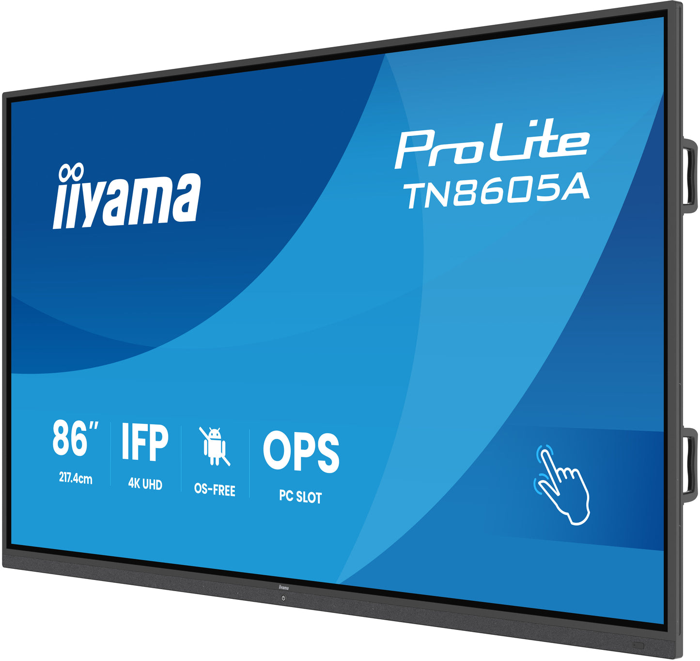 IIYAMA TN8605A-B1AG 86inch IFP OS-free 40-Points DeepContrast IR+ with Zero Gap - Air bonding Anti-glare and Bacteria coating