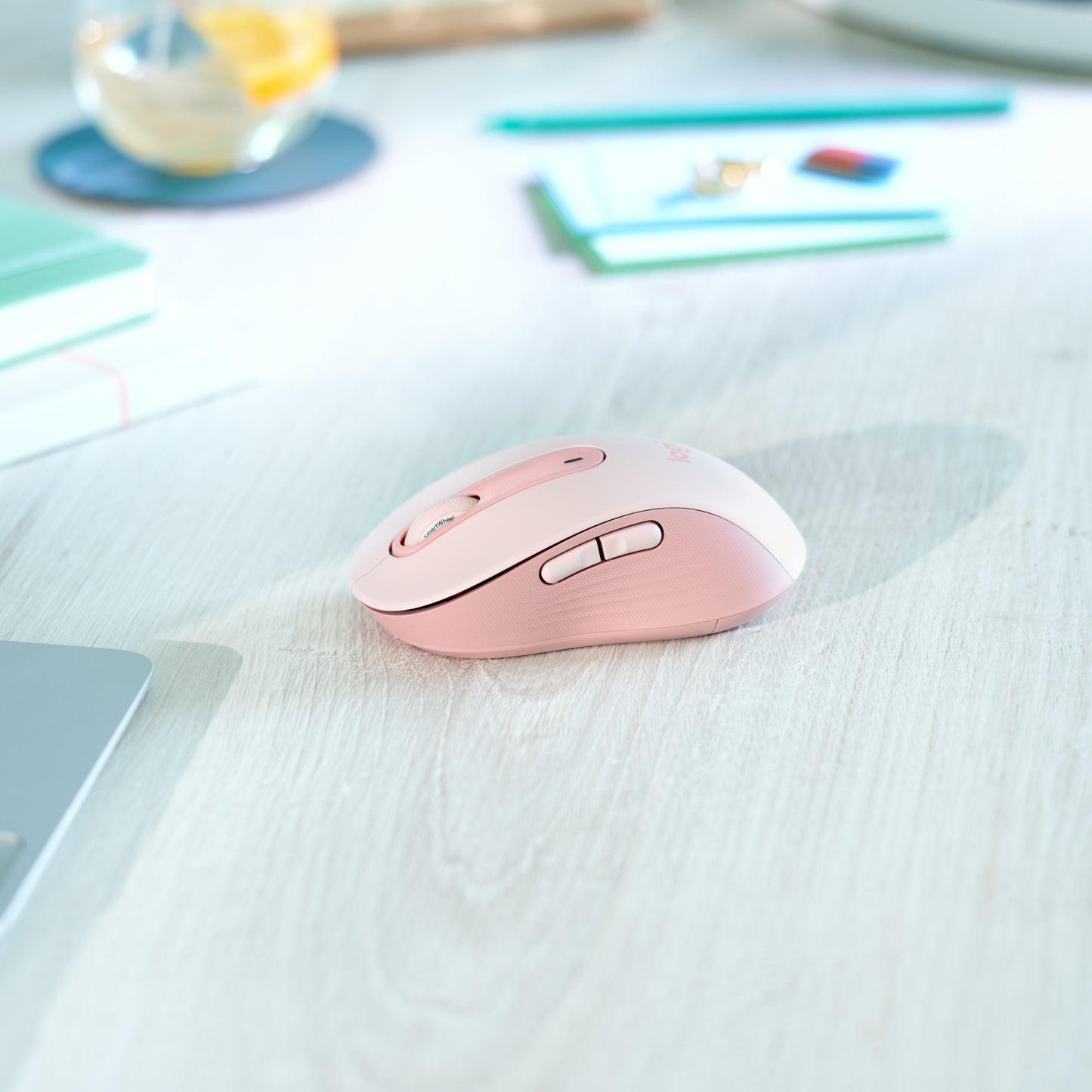 Logitech Signature M650 Wireless Mouse - ROSE