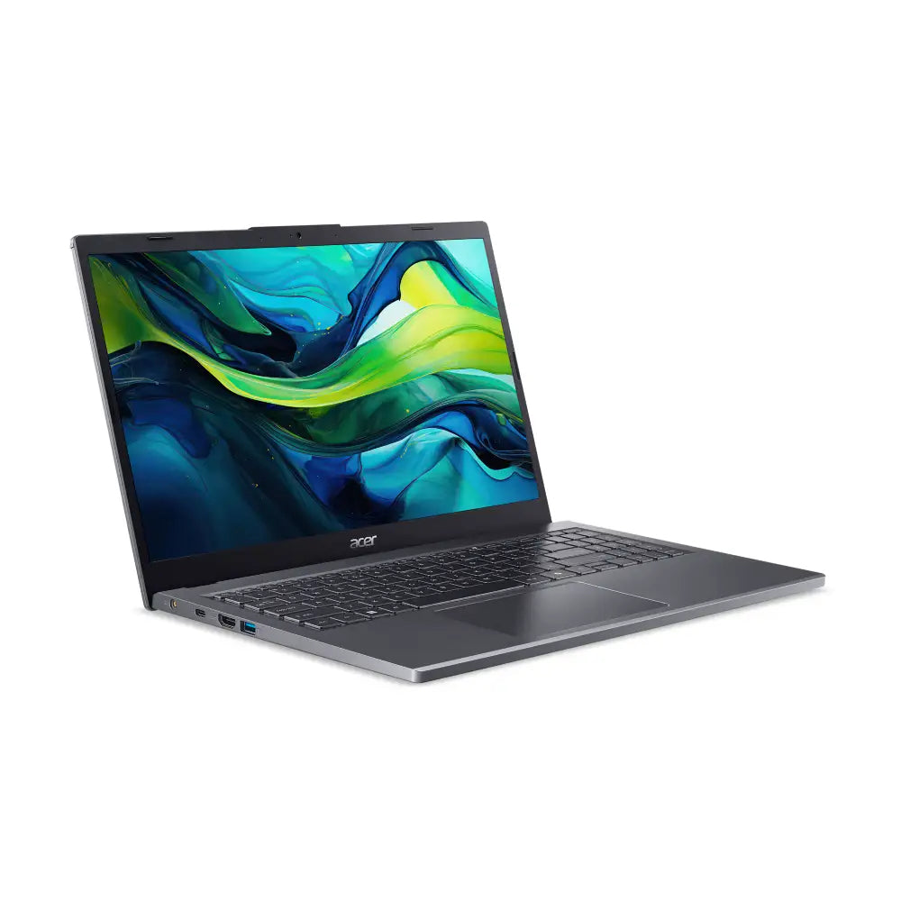 Acer Aspire 15, 15,6inch FDH IPS, Intel Core 7 150U, 16GB, 512GB PCIe NVMe SSD, Intel Iris Xe Graphics, W11 Home, Grijs