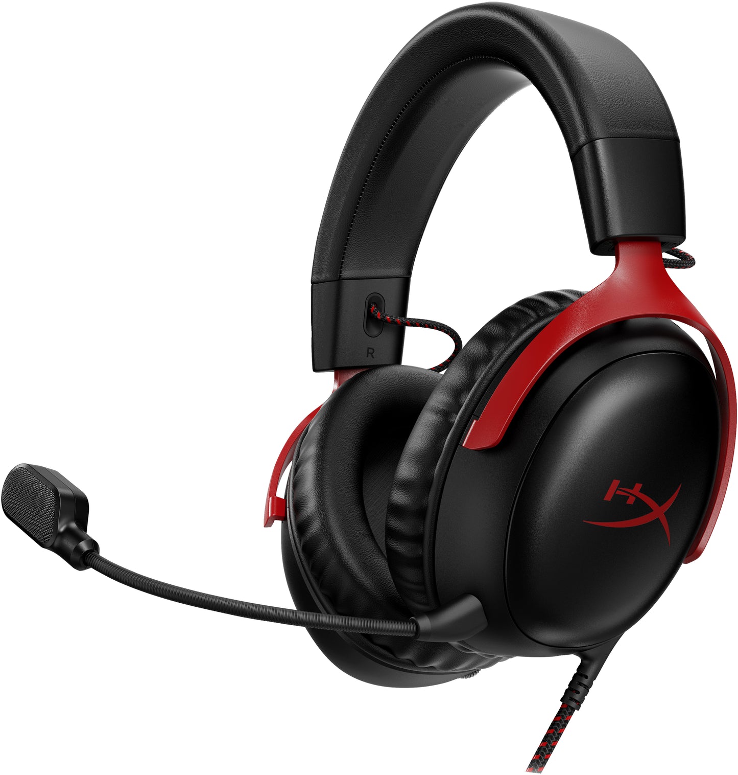 HyperX Cloud III Wired Gaming Headset - Black/Red (PC/PS5/Xbox Series X/S)