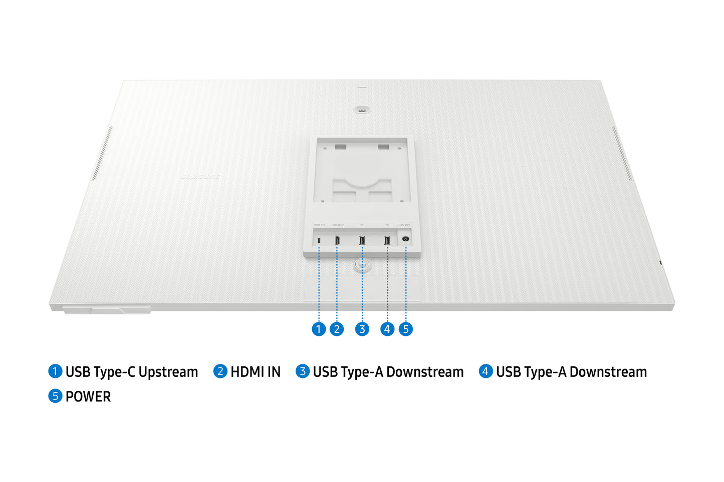 SAMSUNG SMART MONITOR M70F 32 4K USB-C (90W) - WHITE