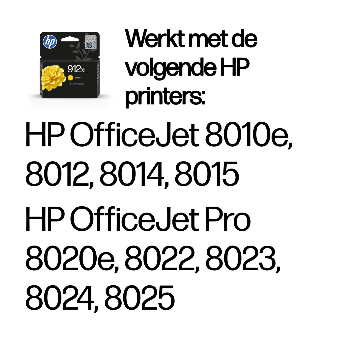 HP 912XL High Yield Yellow Original Ink Cartridge