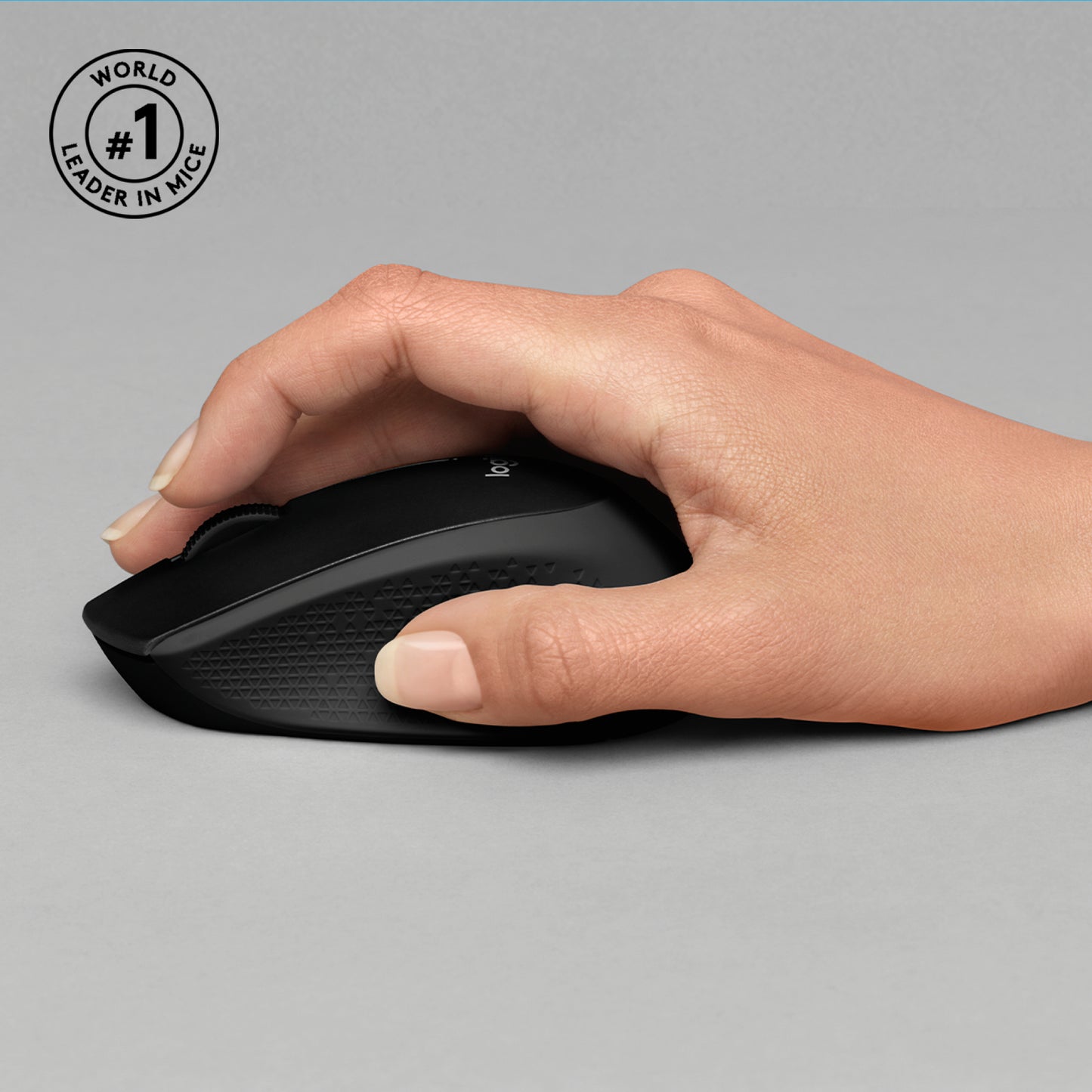 Logitech Wireless Mouse M330 Silent Plus Black