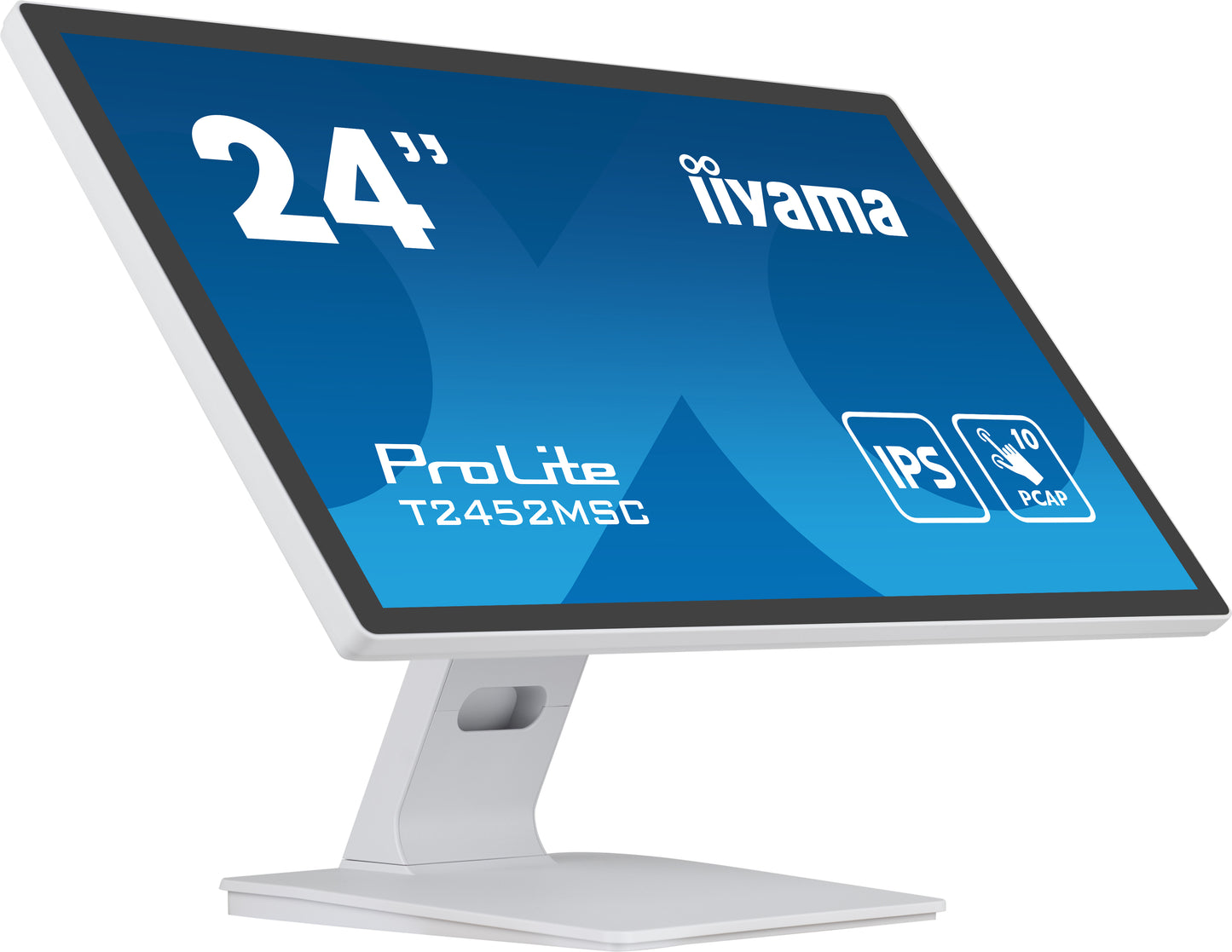 IIYAMA PROLITE T2452MSC-W123.8 multi-touch monitor met edge-to-edge glas en anti-vingerafdruk coating