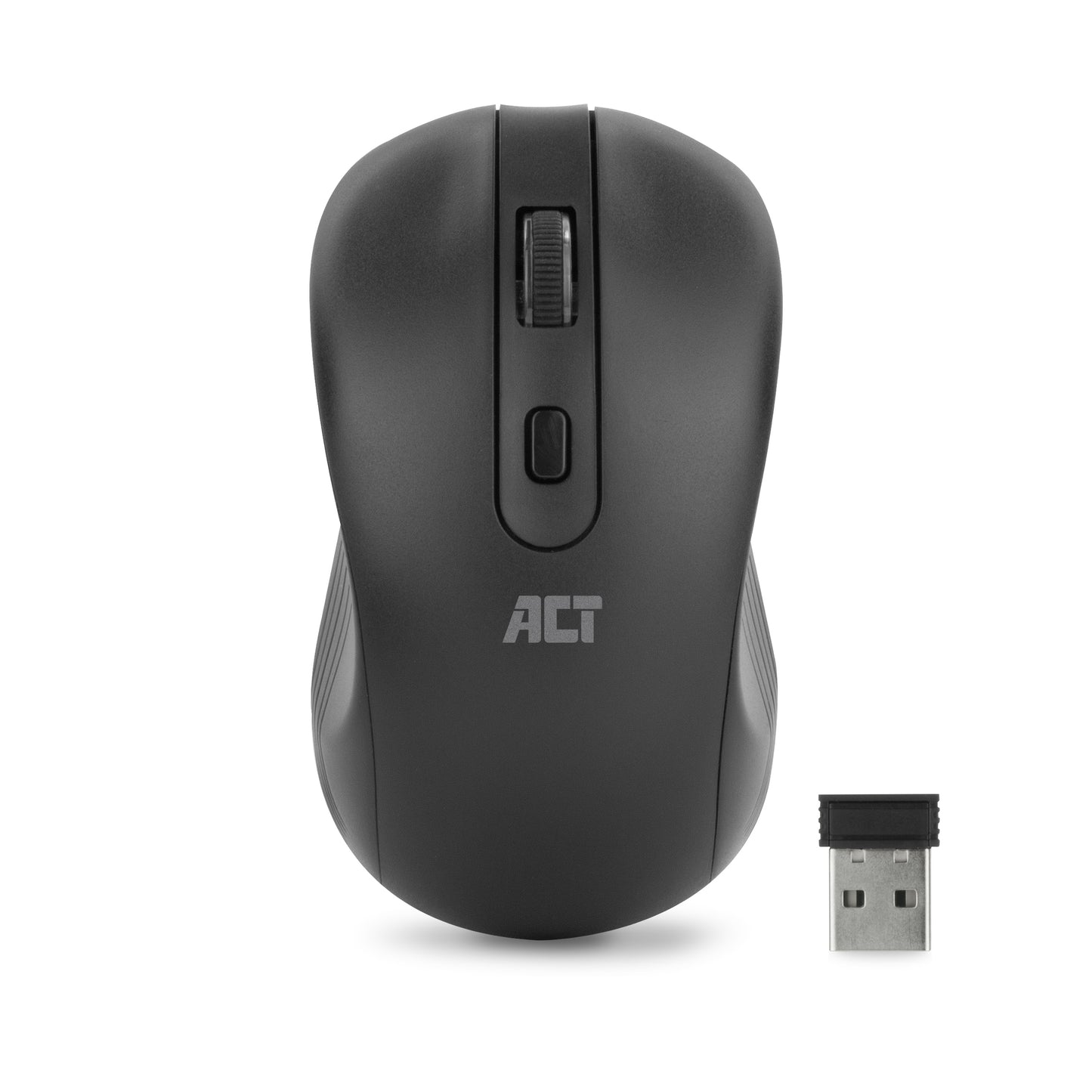 ACT Draadloze muis, USB nano ontvanger, 1000 dpi, zwart