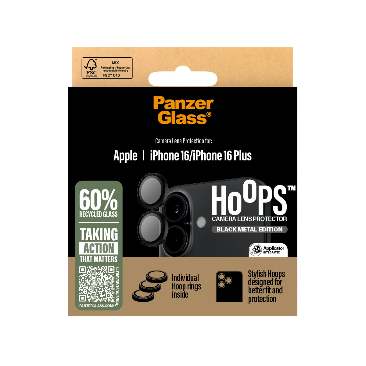 PG Hoops Black iPhone 16 6.1/6.7Inch 1283