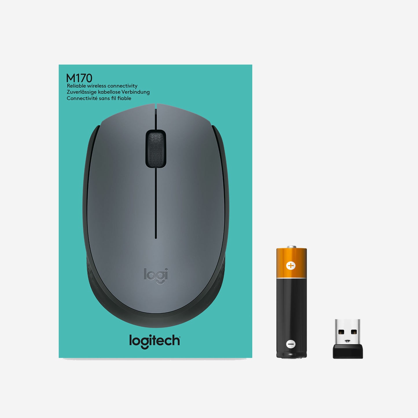 Logitech M170 Mouse Grey EMEA