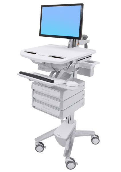 STYLEVIEW CART WITH LCD ARM 3 DRAWERS SV43-1230-0