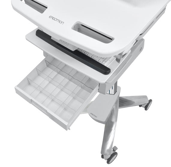 STYLEVIEW LAPTOP CART TALL DOUBLE DRAWER SV43-11C0-0