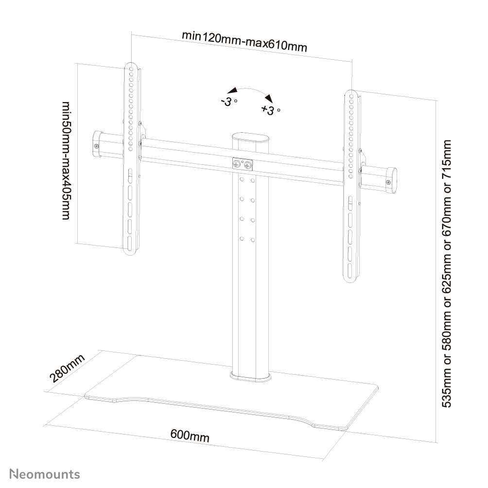Flat Screen Desk Mount (stand/foot)