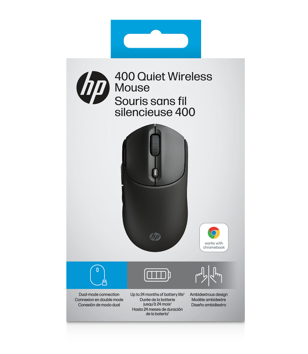 HP 400 Quiet BLK Wireless Mouse AZ7B2AA#ABB