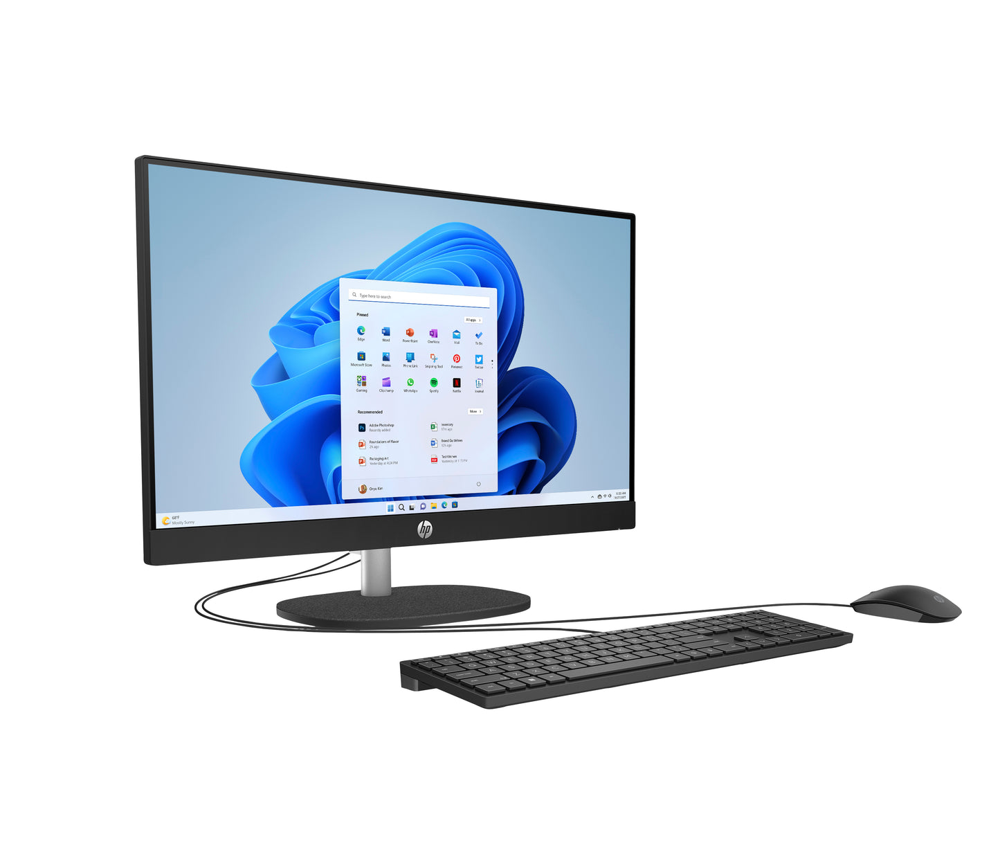 HP 24 inch AIO R5-7520U 16/512GB W11 PL C50KBEA#UUG