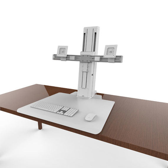 WORKFIT-SR DUAL MONITOR (WHITE) 33-407-062