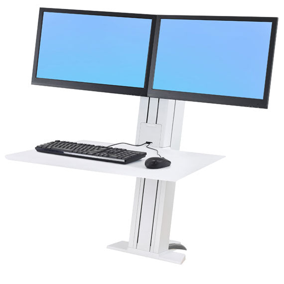 WORKFIT-SR DUAL MONITOR (WHITE) 33-407-062