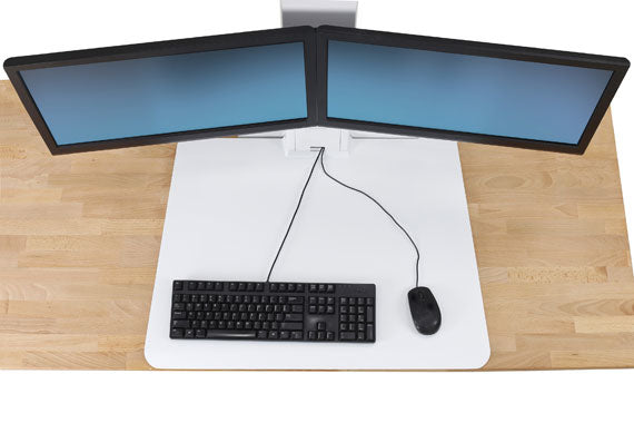 WORKFIT-SR DUAL MONITOR (WHITE) 33-407-062