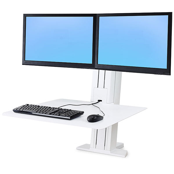 WORKFIT-SR DUAL MONITOR (WHITE) 33-407-062
