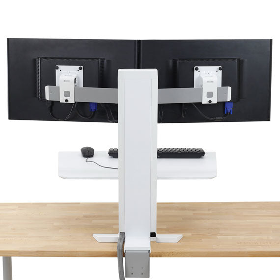 WORKFIT-SR DUAL MONITOR (WHITE) 33-407-062