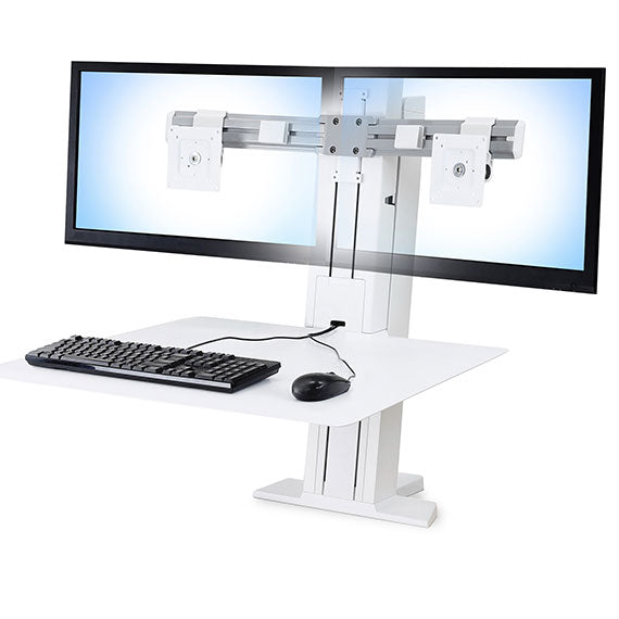 WORKFIT-SR DUAL MONITOR (WHITE) 33-407-062