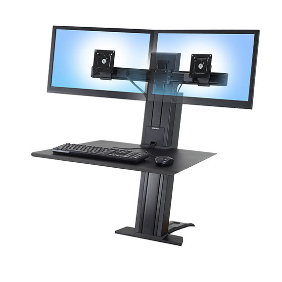 WORKFIT-SR DUAL MONITOR (BLACK) 33-407-085