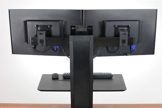 WORKFIT-SR DUAL MONITOR (BLACK) 33-407-085