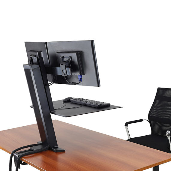 WORKFIT-SR DUAL MONITOR (BLACK) 33-407-085